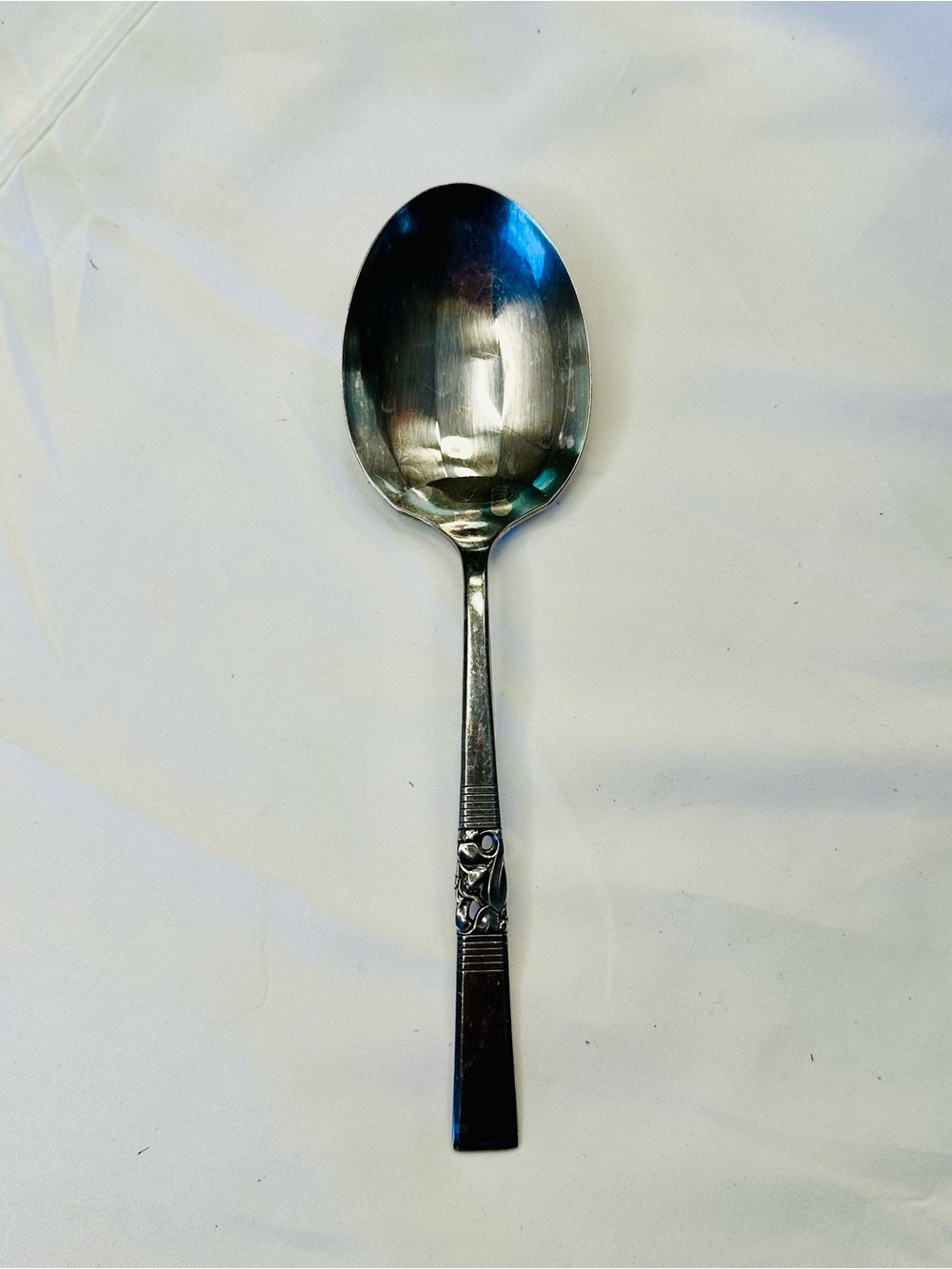 Vintage Oneida Community "Morning Star" Silverplate Casserole Spoon ~ 1948